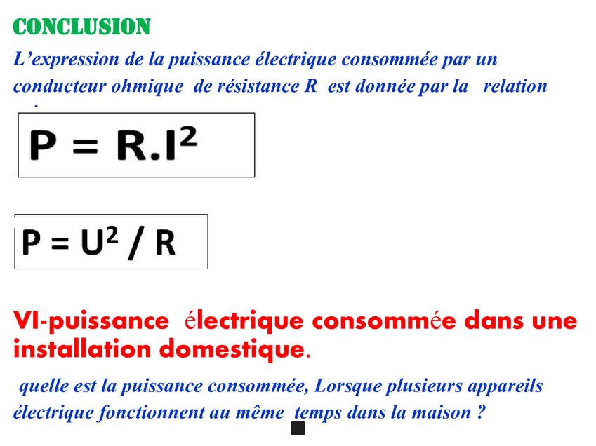 comment calculer la puissance d'un moteur