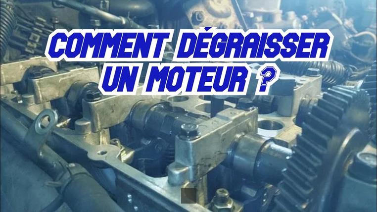 comment degraisser un moteur plein d'huile