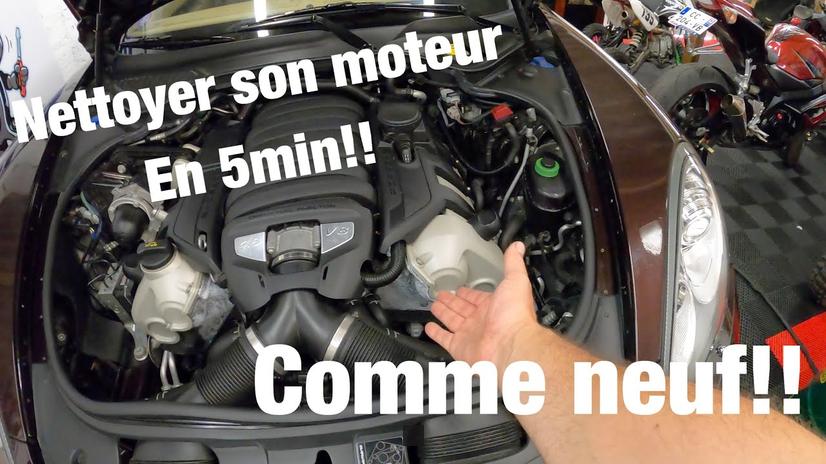 comment nettoyer le moteur d'une voiture