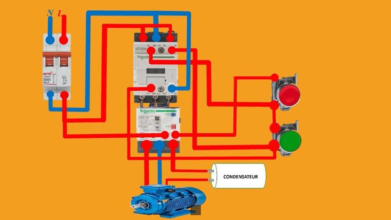 comment passer un moteur triphasé en monophasé