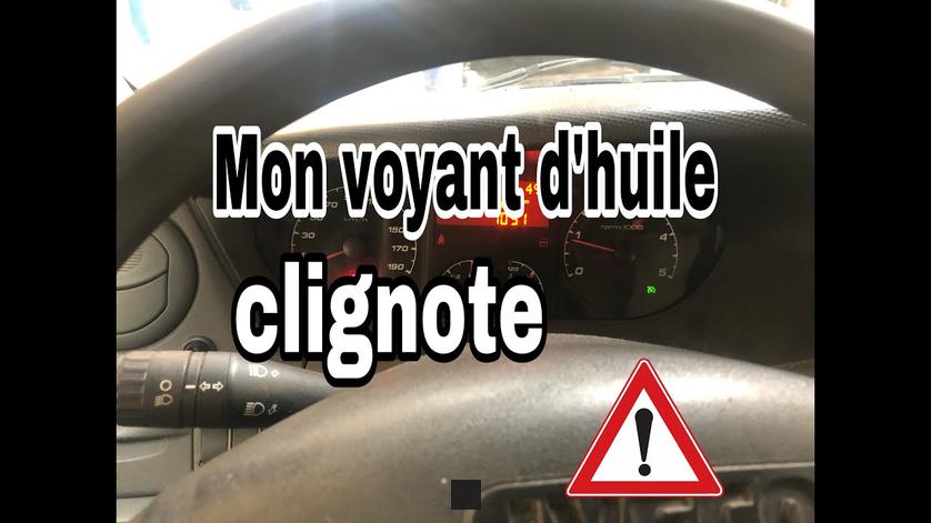 Guide complet : Voyant pression huile moteur clignote, que faire ?